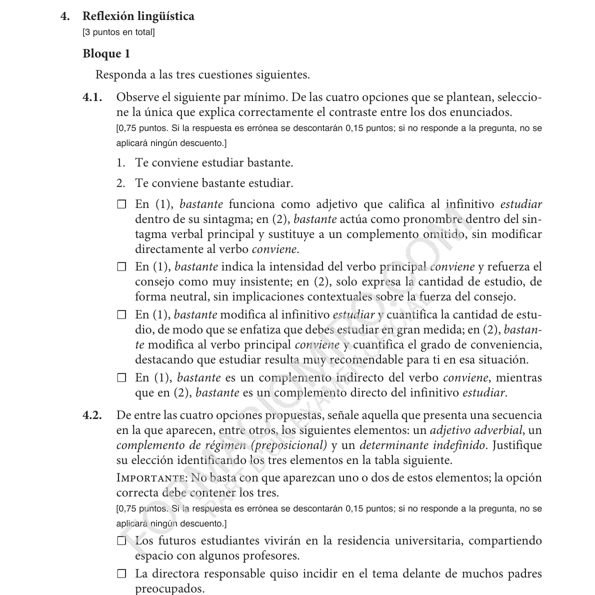Selectividad Castellà convocatoria juny 2026
