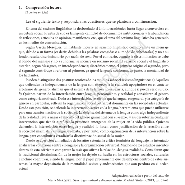 Selectividad Castellà convocatoria setembre 2026