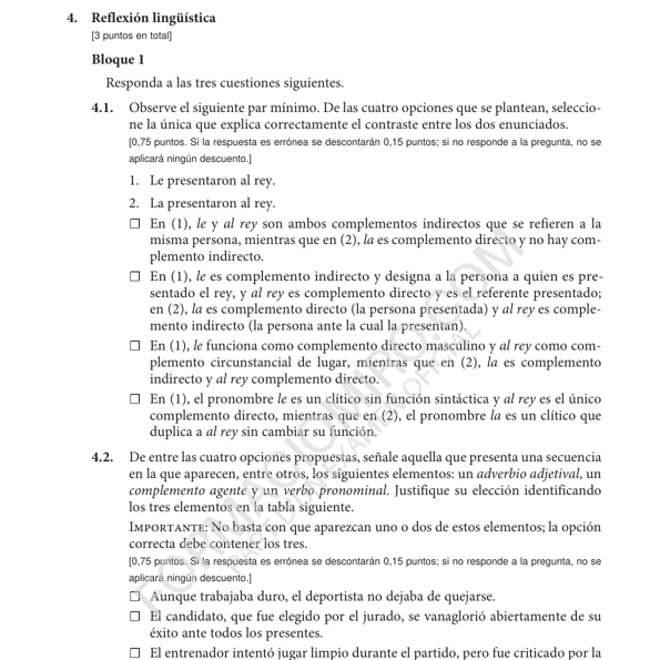 Selectividad Castellà convocatoria setembre 2026