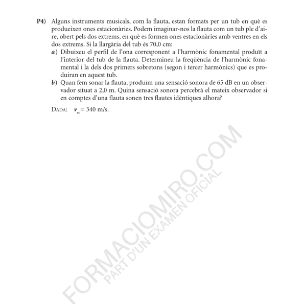Selectividad Física convocatoria setembre 2010