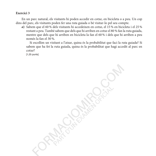 Selectividad Matemàtiques aplicades a les ciències socials convocatoria setembre 2025